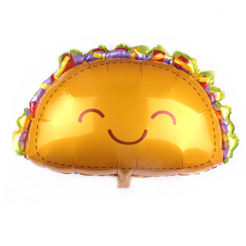 XXPWJ New Cartoon Pancake Shaped Aluminum Balloons Holiday Party Birthday Decoration Wholesale G-131 | Дом и сад
