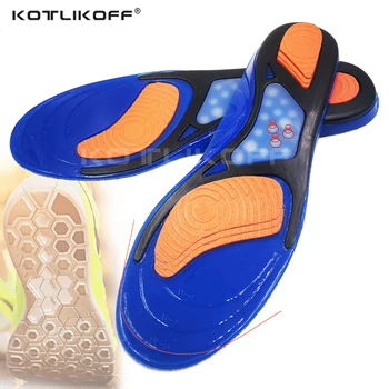 

KOTLIKOFF Silicone Gel Sports Insoles Foot Pad Massaging Insole Plantar Fasciitis Heel Arch Support Orthopedic Shoe accessories