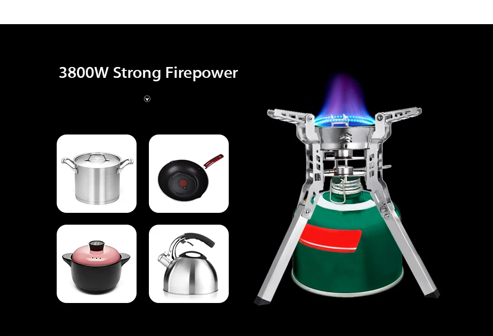 Bulin BL100 - B16 - A Outdoor Camping Picnic Foldable Split Gas Stove Portable BBQ Gear