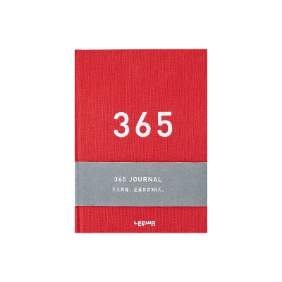 LENWA My Year Planning Book notebook 365 ткань блокнот дневник 1 шт - Цвет: RED