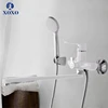 XOXO Bathroome shower faucet Outlet pipe Brass body surface Spray painting bathroom rainfall shower faucet waterfall 20020 ► Photo 2/6