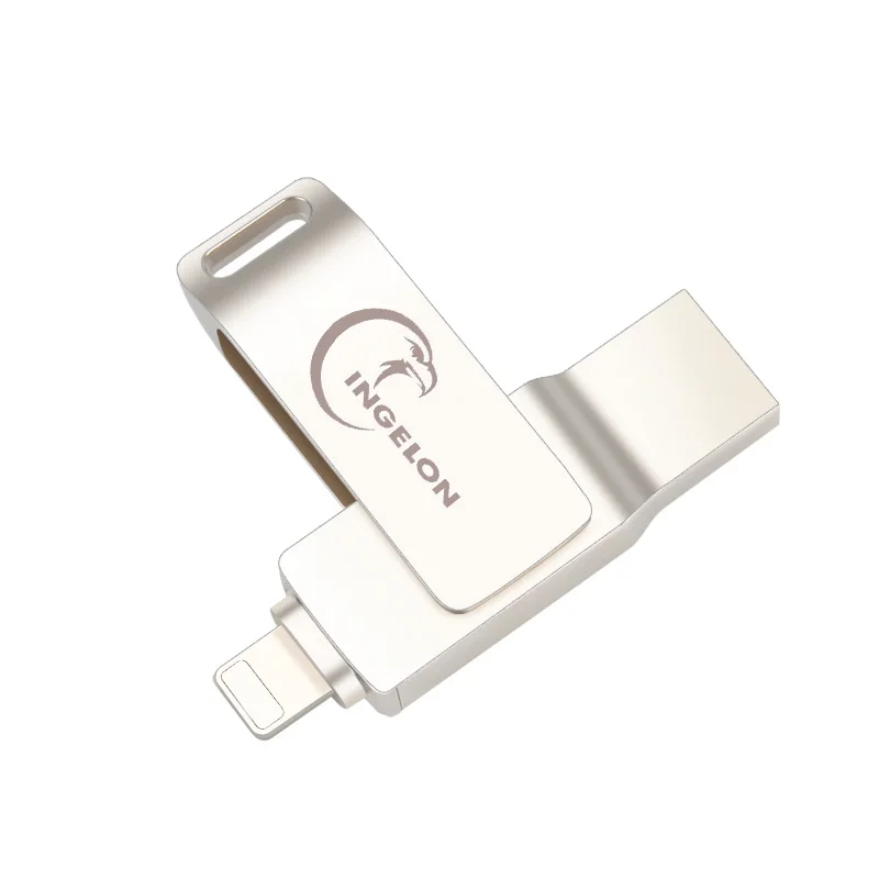 флешка usb 2.0 2in1 Мини карту флэш памяти с интерфейсом 16 ГБ Флеш накопитель Lightning flash
