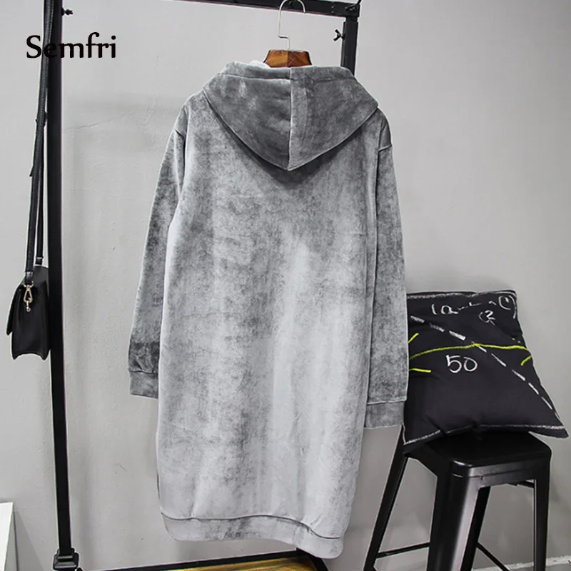 Semfri, женские толстовки, зимняя куртка, искусственный мех, ткань, пальто размера плюс, 5xl, открытая стежка, пальто с капюшоном, больше размера, Длинная толстовка