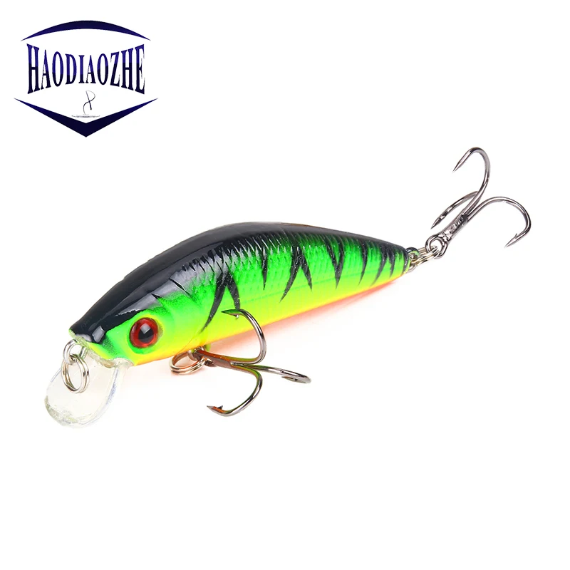 أسماك الصيد السحر 7 سنتيمتر 7.8g 3D عيون البلاستيك الصلب الطعم Crankbait Wobblers مع 6 # السنانير الاصطناعي اليابان swimbait بيكي معالجة