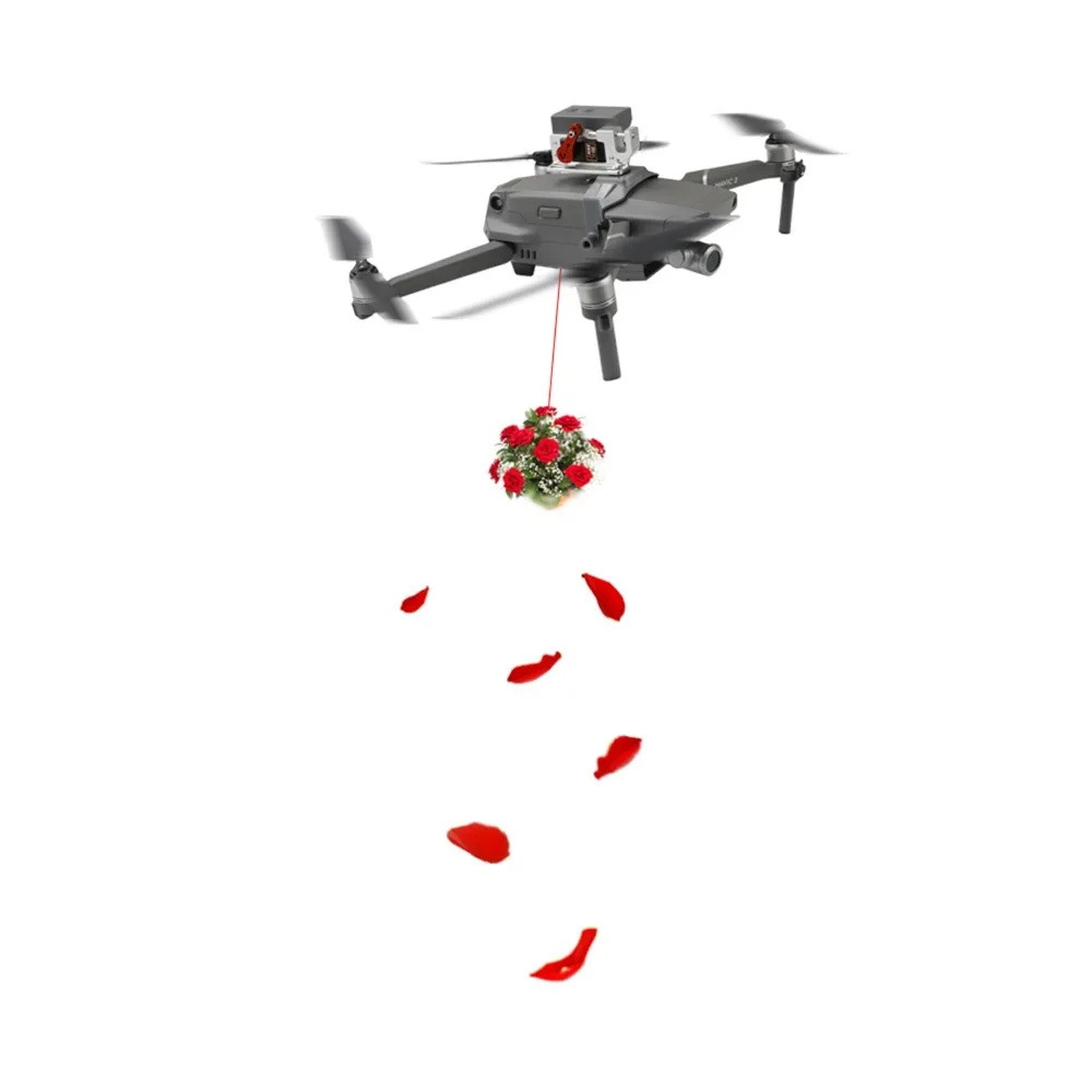 Для DJI Mavic 2 Pro/Zoom Drone Air Thrower Удаленная доставка параболическая система сброса