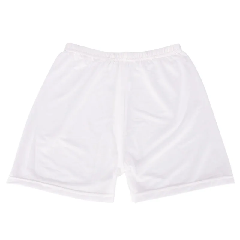 1 шт., женские черные и белые модные безопасные короткие штаны, сексуальные кружевные брюки, нижнее белье, свободный размер, талия 56 см-60 см - Цвет: Белый