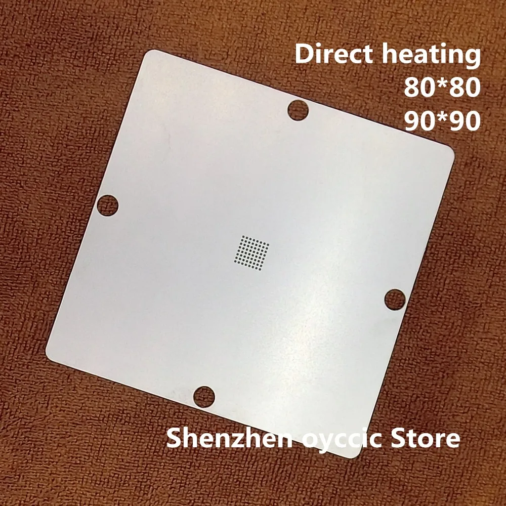 

Direct heating 80*80 90*90 GL512N11FFA02 GL512 GL256 GL064 GL032 BGA64 BGA Stencil Template