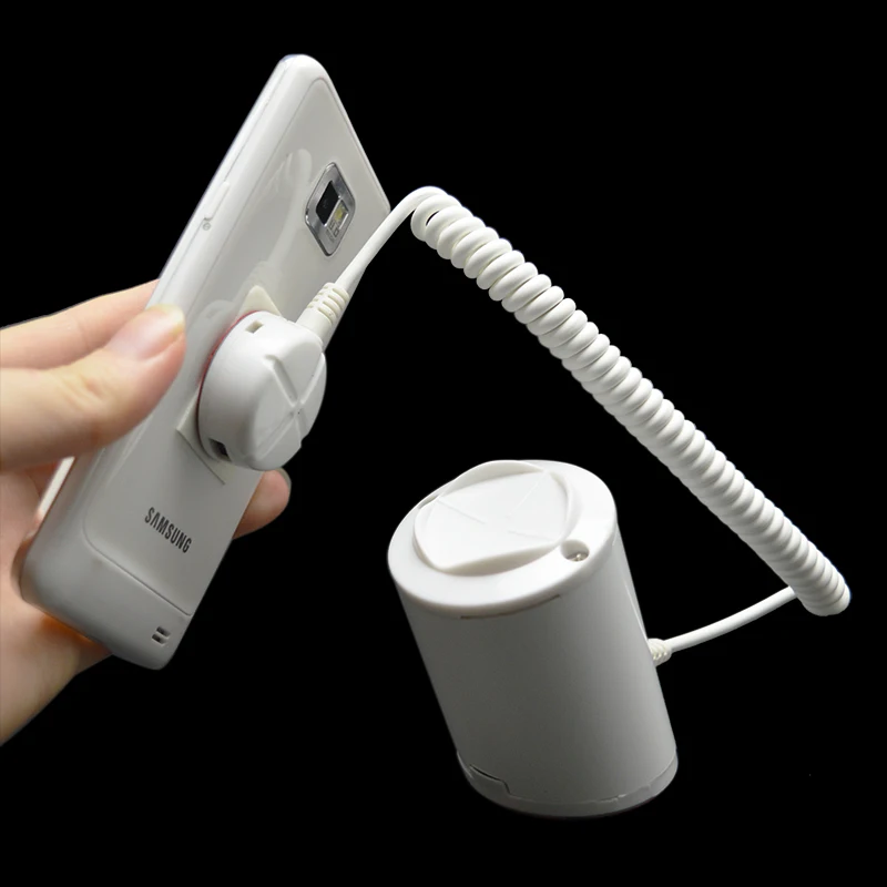 10 piezas de teléfono celular de promoción de venta al por menor alarma Anti robo sistema móvil Smartphone Visualización de alarma de seguridad de carga TypeC Android