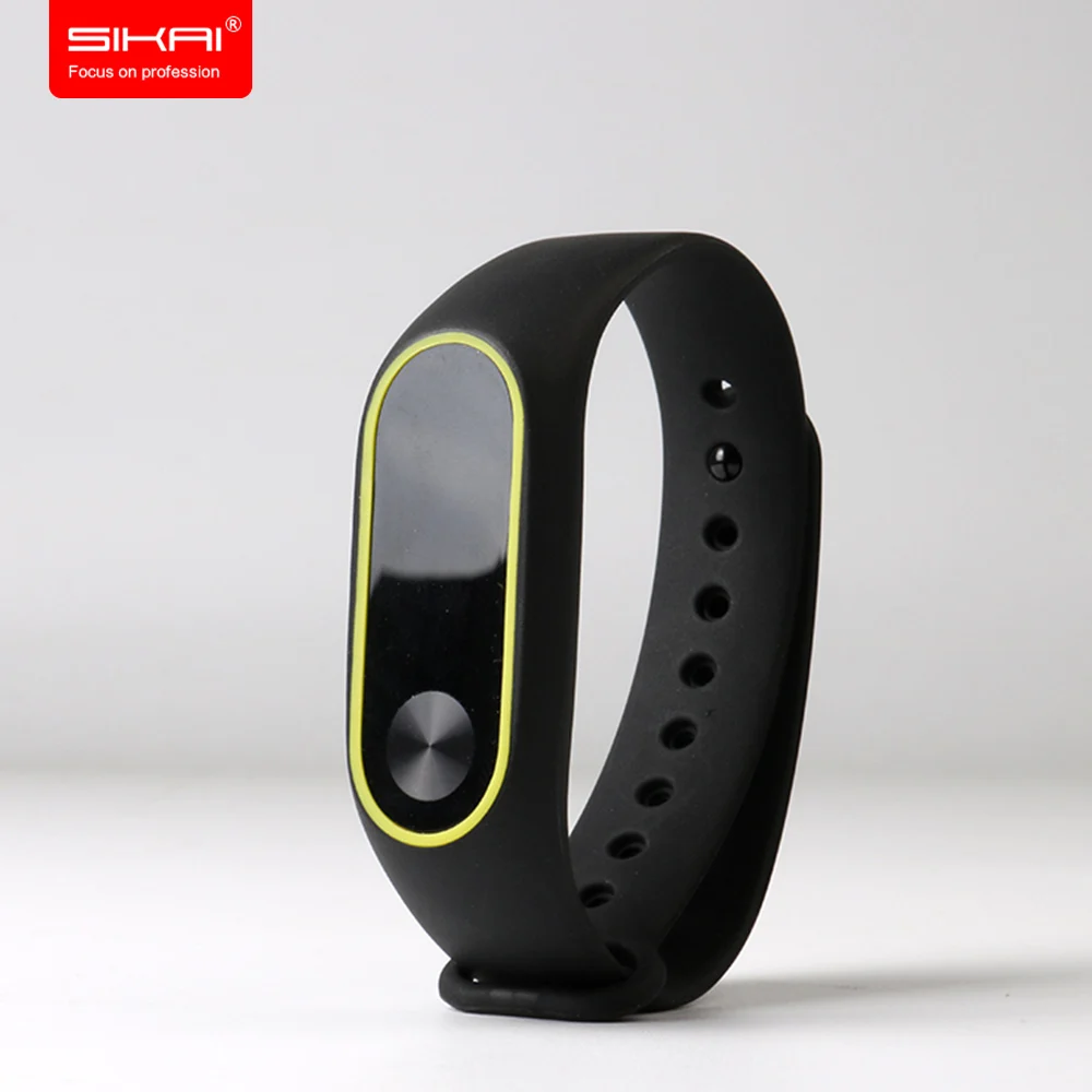 

SIKAI Silicone Watch Strap For Mi Band 2 Bracelet Wristband For Miband2 Smart Bracelet For Miband 2 Strap
