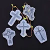 Cross resin decorative craft silicone mold for epoxy resin jewelry making necklace jewelry DIY scrapbooking tools ► Photo 3/5
