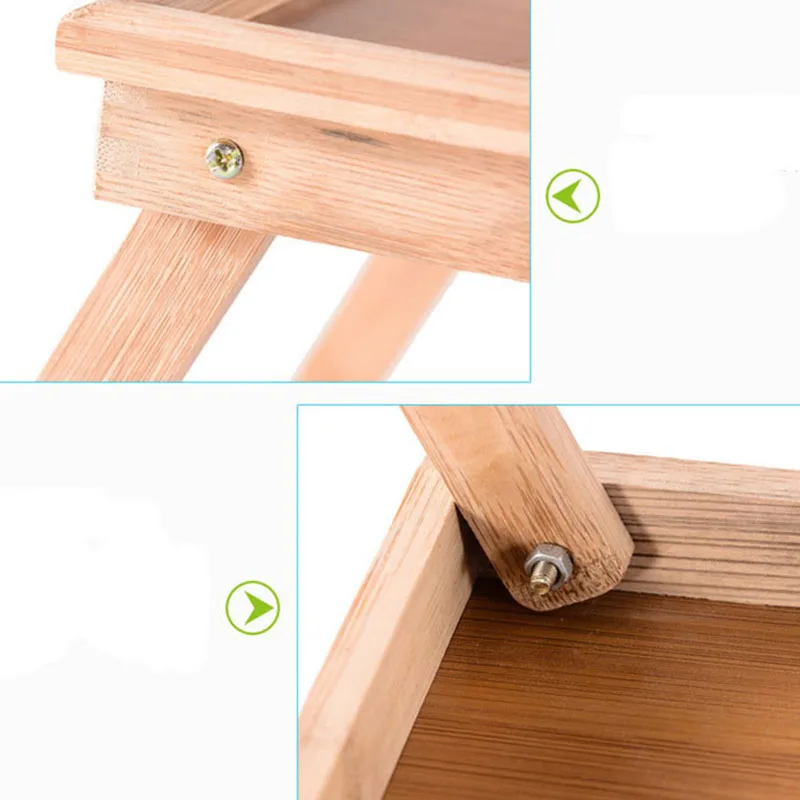 Foldable Portable Bamboo Laptop Desk Notebook Desk Simple Dining Table For Sofa Bed Laptop Table On The Bed Picnic Tables