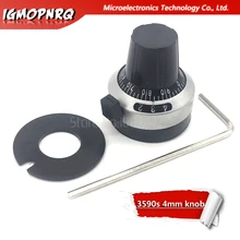 WXD3-13 3590S 4 мм потенциометр точный циферблат ручка Запираемая шляпа