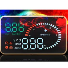 Универсальный X6 EM327 3 Дюймов Автомобилей HUD Head Up Display с Превышения Скорости Предупреждение Системы Проектор Лобовое Стекло 12 В OBD2 EUOBD интерфейс