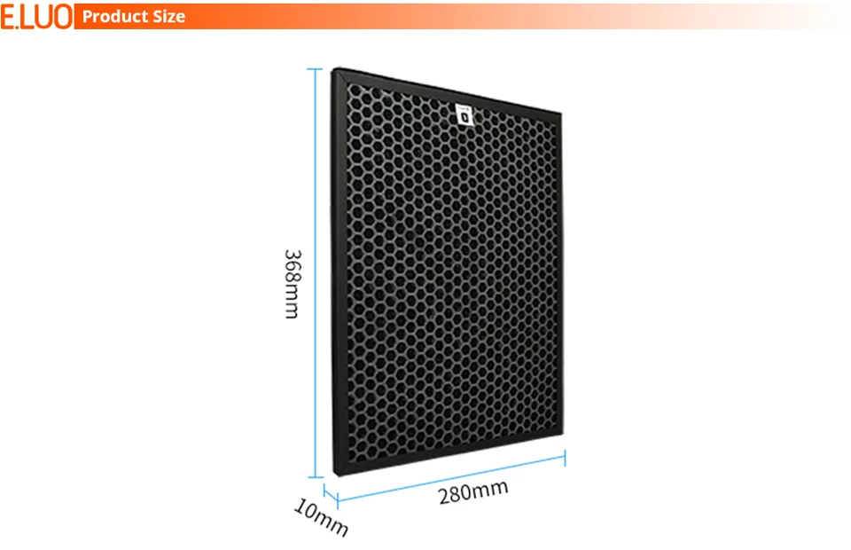 Высокое качество 365*280*10 мм очиститель воздуха фильтр AC4143 угольный фильтр для AC4072 AC4075 AC4014 AC4086 очиститель воздуха части