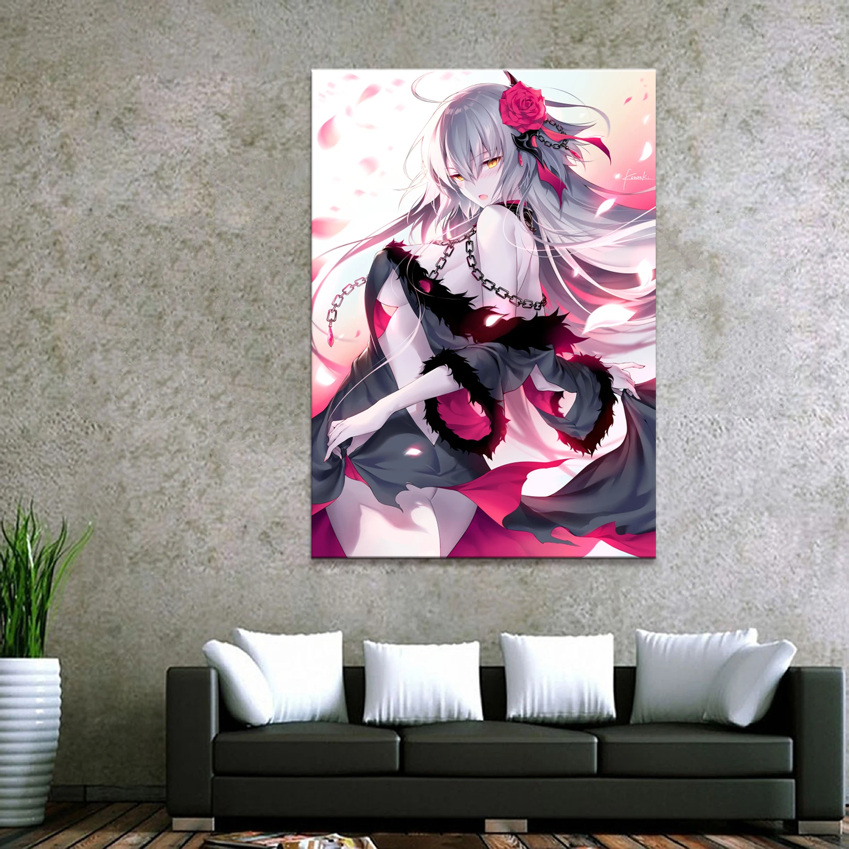 

Home Decor Canvas 1 Piece Cute Sexy Anime Fate Grand Order Art Posters and Prints Painting Home Decoration Wall Pictures Bedroom