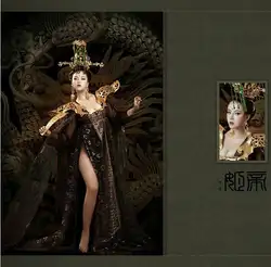 Императрица у Zetian шоу платье фильм ТВ сексуальное леди античное платье портрет domineering «наложница императора» костюм для выступлений