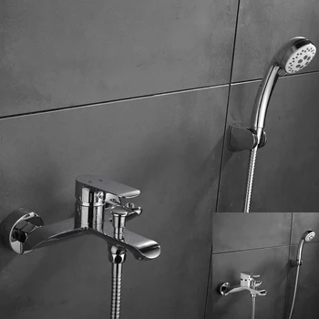 

Shower Faucet With Handheld Showerhead Shower Bathtub Faucet Mixer Tap Bathroom Faucet Tap 2 Functions Shower Mixer