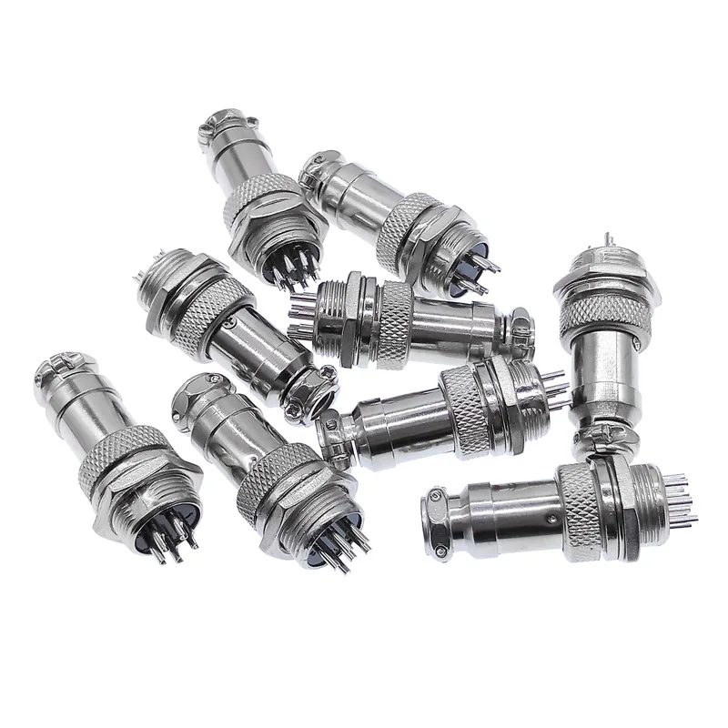 5/8 &quotGX16 авиационный кабель разъем 2Pin3pin4pin 5pin6pin7pin8pin9pin10pin штекер и гнездо