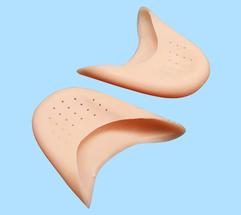 Bolsa com Furos de ar para Atletas de Dança Pares Respirável Elástico Macio Silicone Gel pé Ponta Cobre Ballet Futebolers Corredores 15 9 Beleza e saúde