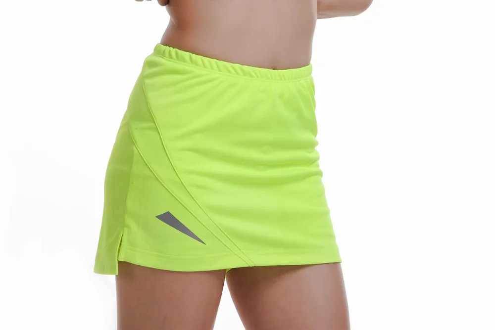 Женская юбка для фитнеса, бега, 2 в 1, для тенниса, спорта, спортзала, йоги, шорты для фитнеса, короткая юбка для бадминтона, дышащая, быстросохнущая