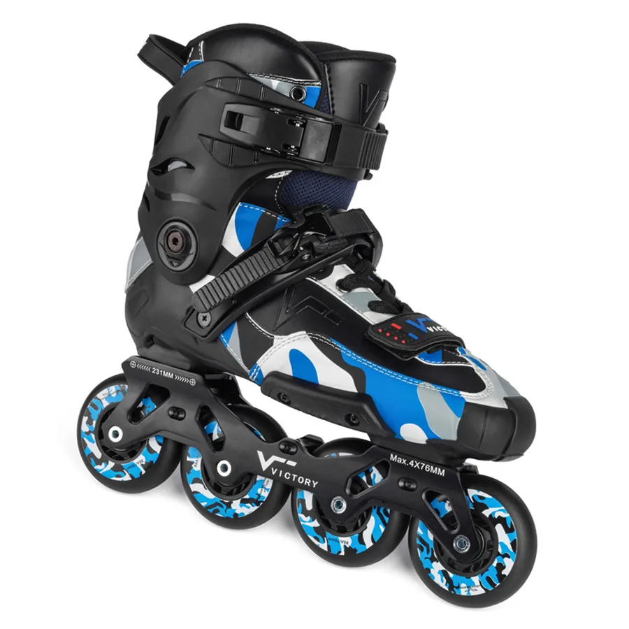 Раздвижные роликовые коньки 4*76 мм 4*80 90A колеса Patines для уличного катания на