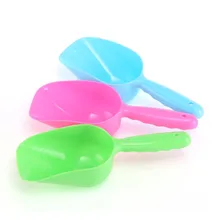 Пищевая пластиковая лопатка для корма для собак, лопатка для еды, сухой корм, ложка, корм для кошек, мерный совок, кормление щенка, аксессуары