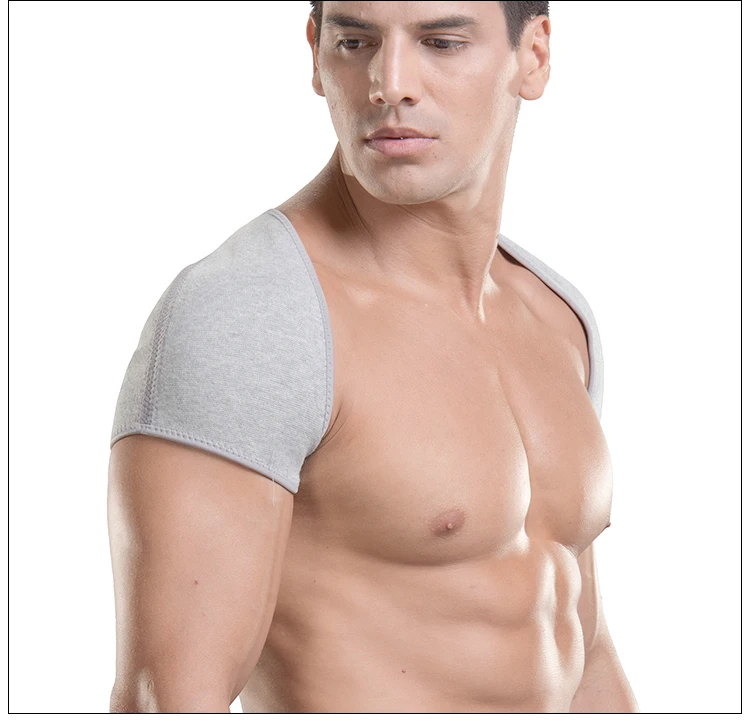 Эластичные Плечи протектор эластичный плечо поддержка бинт спортивный дышащий сзади двойной плечо протектор Pad защита