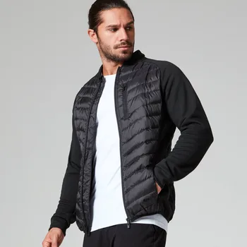 

Men Running Jacket Basic Jackets Winter Outdoor Workout Sport Coat Waterproof Warm Down Jackets Gym Jogging Jacket for Man