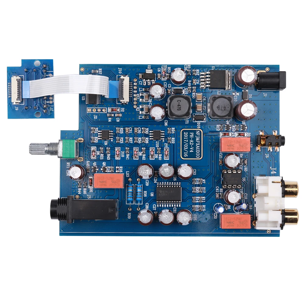 FX-AUDIO PH-A2 мини Настольный усилитель для наушников Портативный Hi-Fi аудио OPA2604AP TPA6120