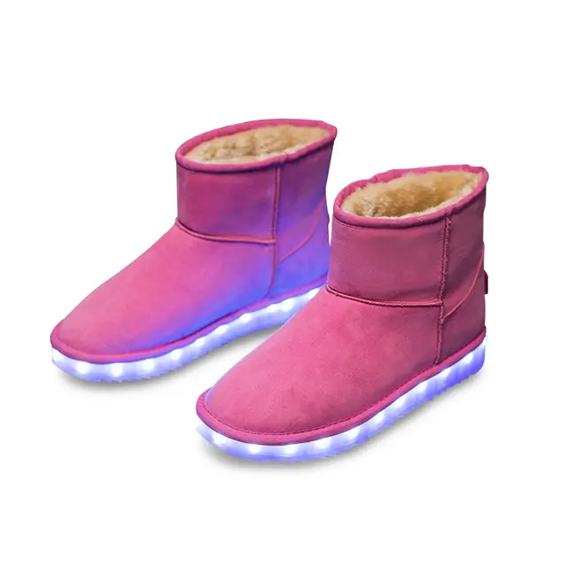 Newest Led Luminous Snow Boots Winter Led Light Boots for Boys and Girls Glowing kids sneaker