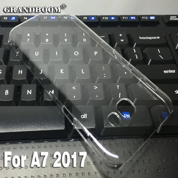 

50pcs Hard Plastic Ultra Thin Clear Case For Samsung A6 A8 2018 A3 A5 A7 2017 Phone Case Shockproof Slim Crystal Shell Cover