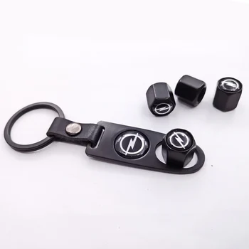

ANTINIYA 4Caps + 1Keychain Car Badge Wheel Tire Valves Tyre Air Cap case For OPEL Corsa Insignia Astra Antara Meriva Accessories