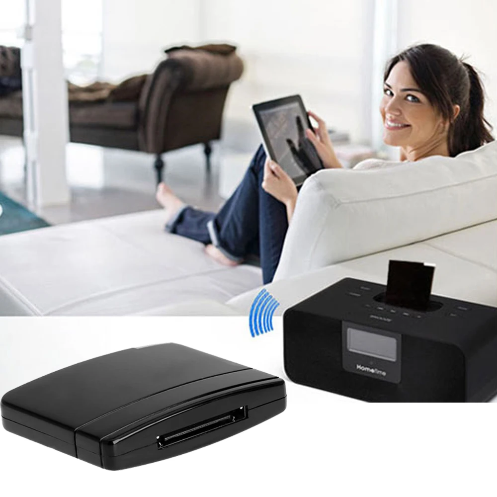 BT A2DP музыкальный аудио 30-контактный приемник Адаптер совместим с iPod iPhone iPad