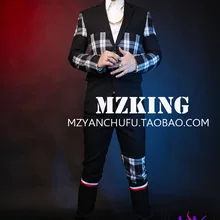 Горячая Для мужчин певцов ночного клуба шоу костюм высокого качества в черно-белую клетку, костюм со вставками брюки торжественное платье Вечерние Блейзер Костюмы