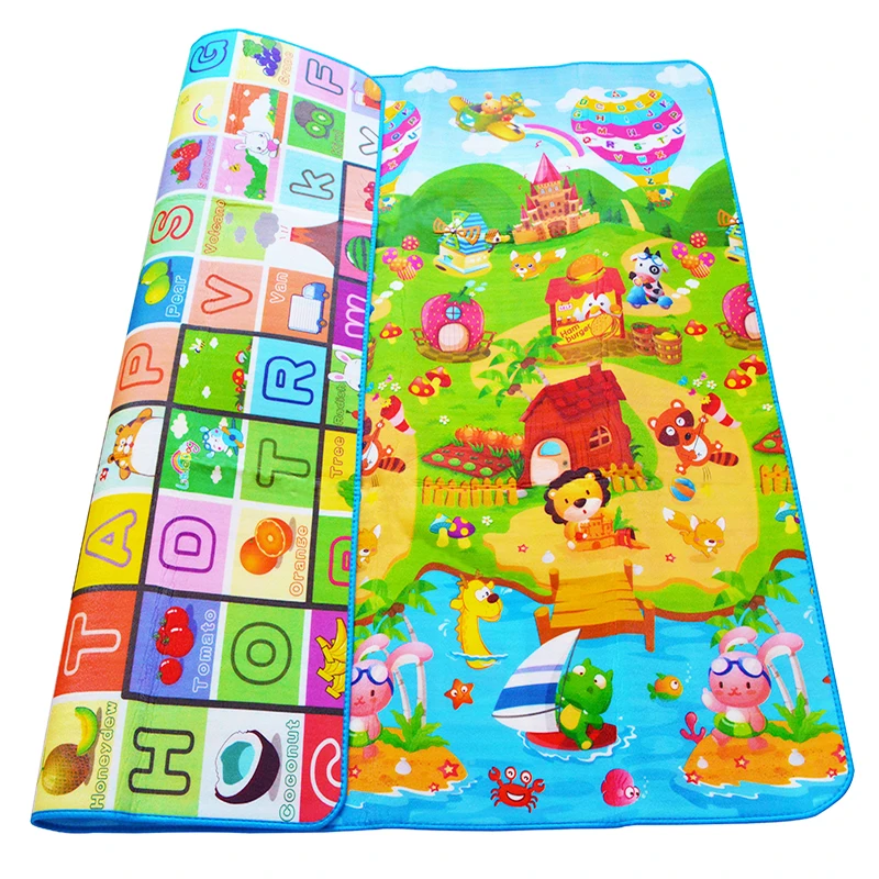 Alfombra niños KiKa Monkey Manta Redonda de Algodón Suave para Niños Alfombra de Picnic de Ocio con Diámetro de la almohada para cm (flamenco).