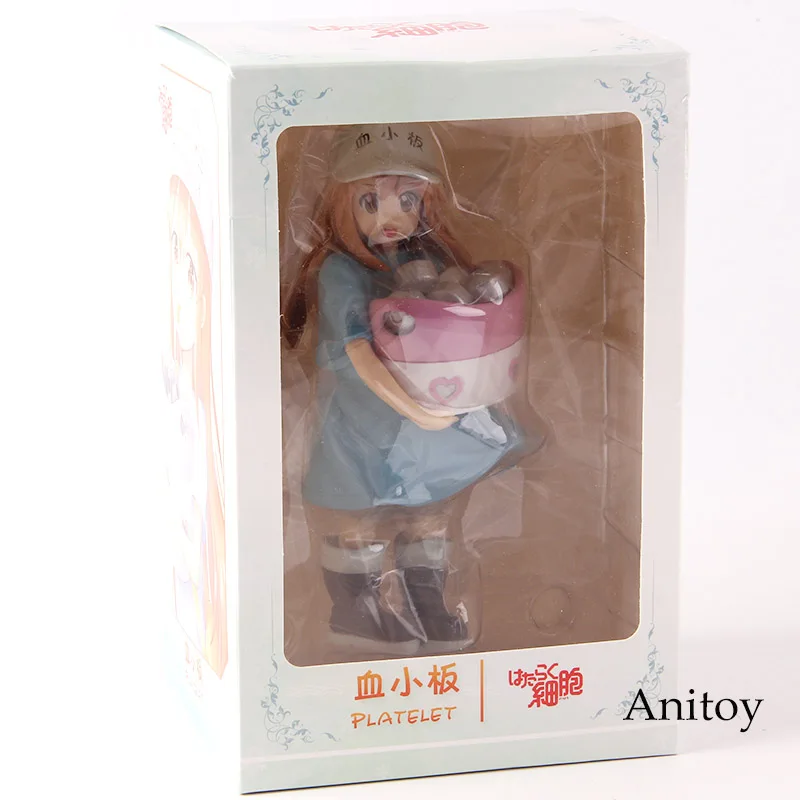 Hataraku Saibou Platelet Pvc Action Figure Collectible Cells At Work Model Toy Kesshoban Doll - 5