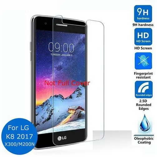 

For LG K8 2017 Tempered Glass 9H Protective Film Explosion-proof Screen Protector For LG X300 M200N Guard Protection Safety