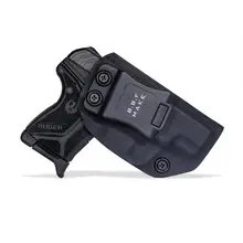 B.B.F Make IWB KYDEX кобура на заказ подходит: Ruger LCP II Пистолет Чехол внутри скрытый пояс для переноски пистолетный мешочек с зажимом для ремня