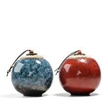 PINNY мини керамическая банка в китайском стиле ретро банки с крышкой чайный набор кунг-фу Высококачественная закупориваемая банка чайная церемония аксессуары