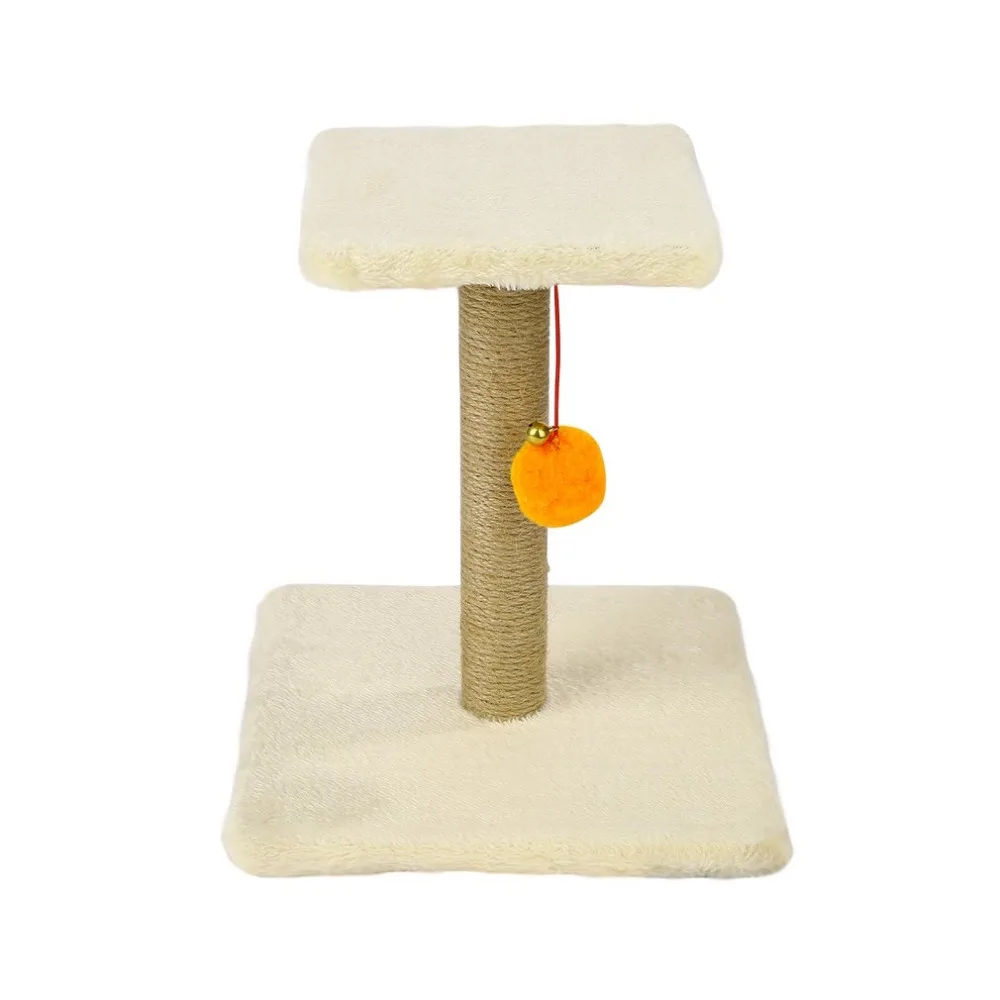 Cat Scratcher Pet Cat Tree Hemp Rope Swing Ball Scratching Post Climbing Frame DIY Assembled Interesting Cat Toys Dropshipping