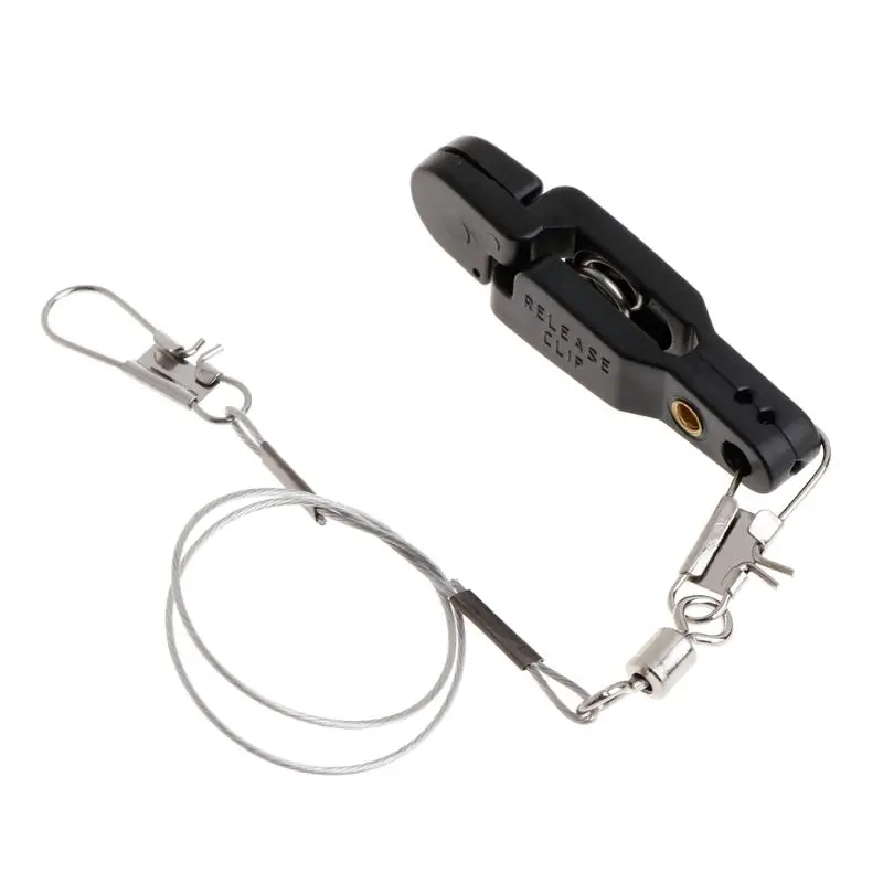 

Fishing Clip With Wire Rope Tension Release Planer Snap Grip Trolling Trigger Clips Tackle Accessories