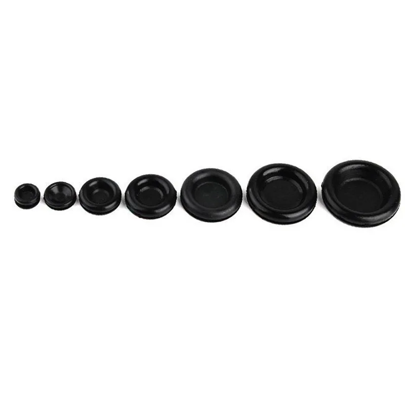 

170Pcs Rubber Grommet Firewall Hole Plug Set Electrical Wire Gasket Kit for Car HUG-Deals
