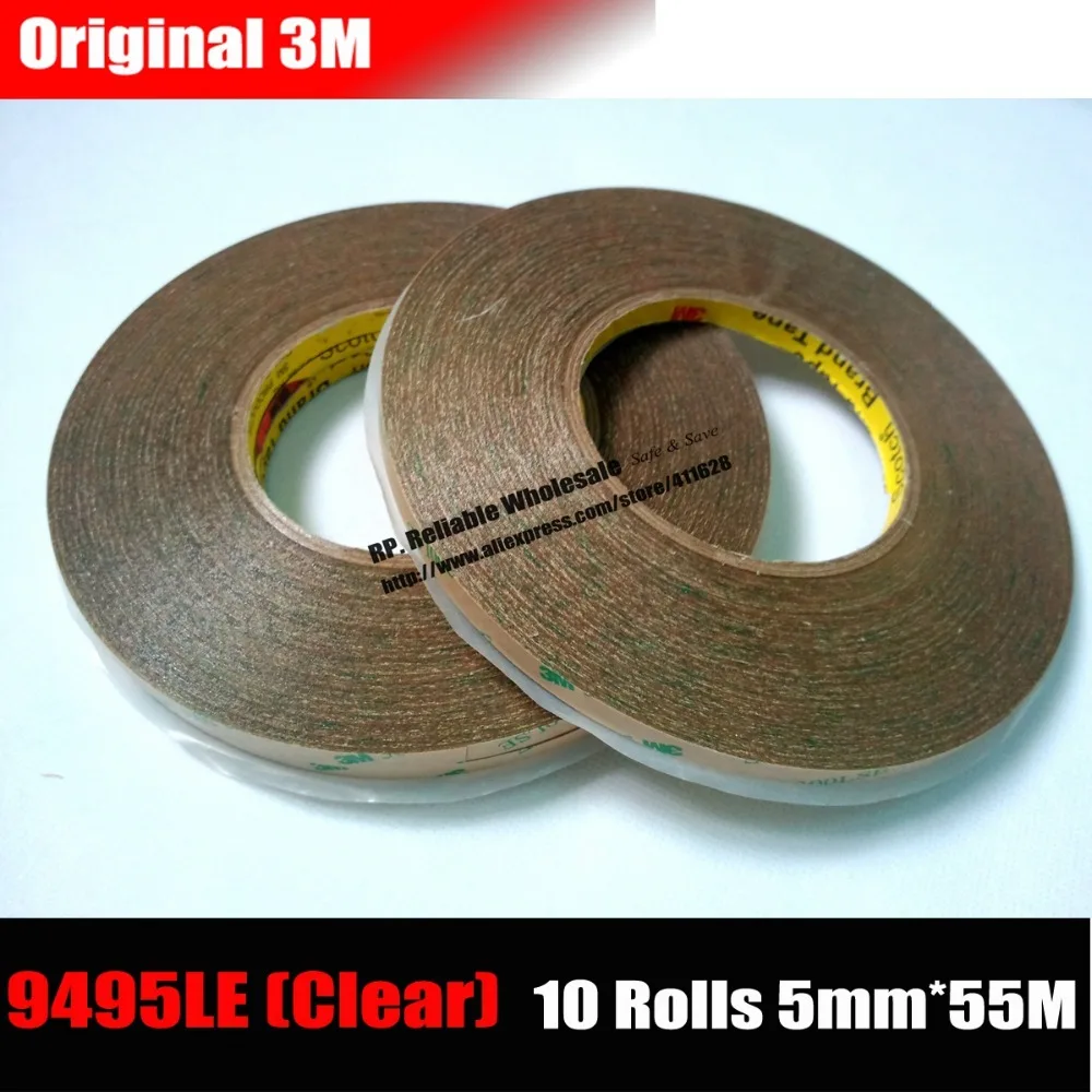 10 Rolls (5mm*55M*0.17) Ultra Strong Adhesion 3M Double Sided Adhesive