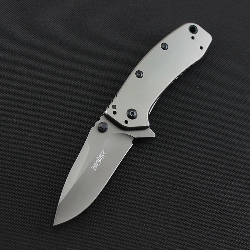HOT SALE Kershaw 1556 Folding Knife 7CR13MOV Assisted Flipper Camping Survival Tactical Utility EDC Knives 1556TI Pocket Tool HOT SALE Kershaw 1556 Folding Knife 7CR13MOV Assisted Flipper Camping Survival Tactical Utility EDC Knives 1556TI Pocket Tool