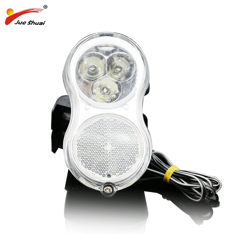Clearance Bicycle Light 36V 48V LED Cycling Front Light Bike light Lamp Torch Waterproof Electric Bike Headlight for Motorcycle e Bike Kit 3