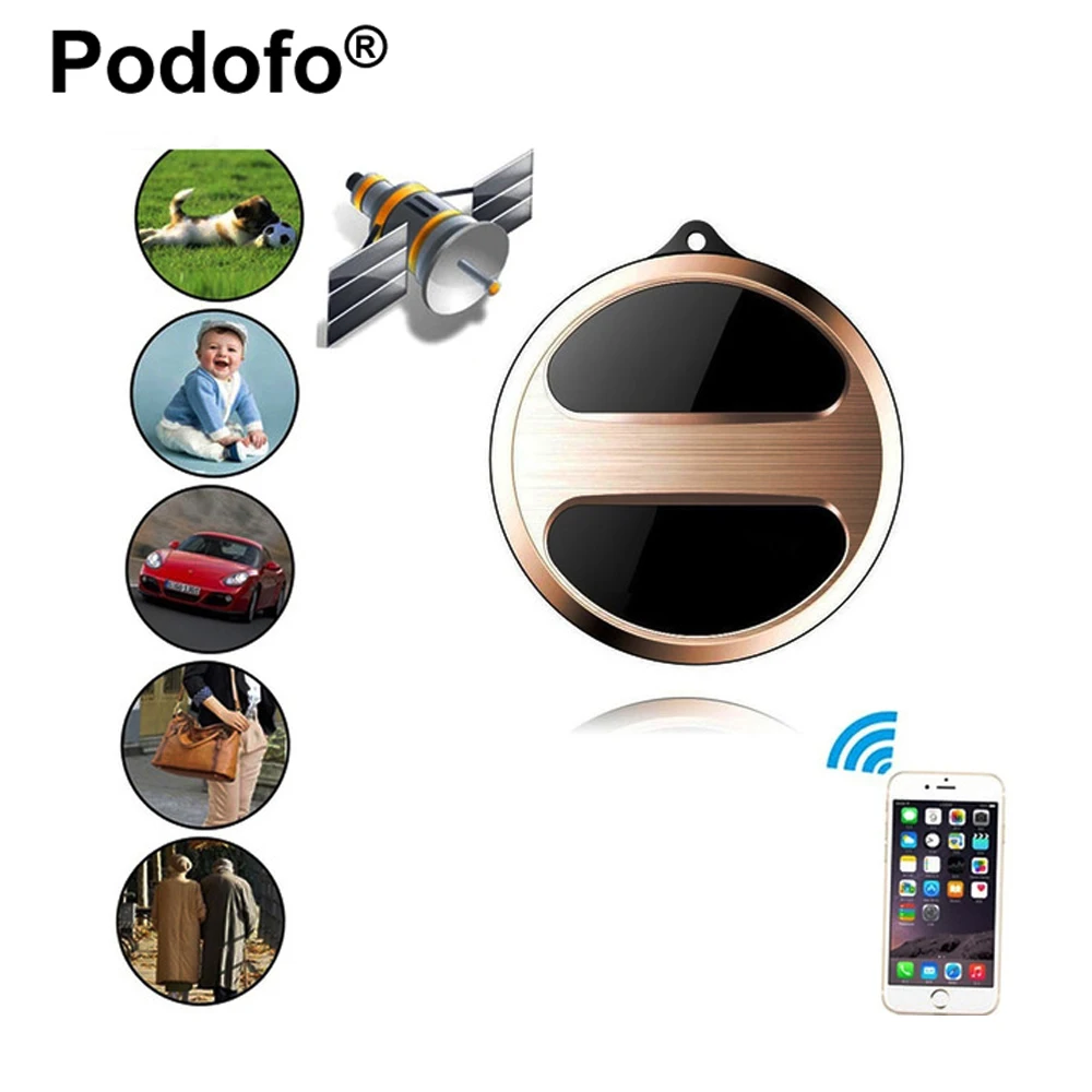 

Podofo Mini GPS Trackers Locator for Kids Children Pets Cats Dogs Vehicle GPS With Google Maps SOS Alarm GSM GPRS Tracker T8