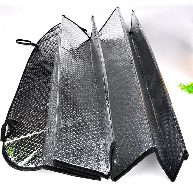 2018 Universal Reflective Car Aluminum Foil Windscreen Sunshade 2018 Universal Reflective Car Aluminum Foil Windscreen Sunshade Front Window Sun Shade Windshield Visor Cover Uv Protect