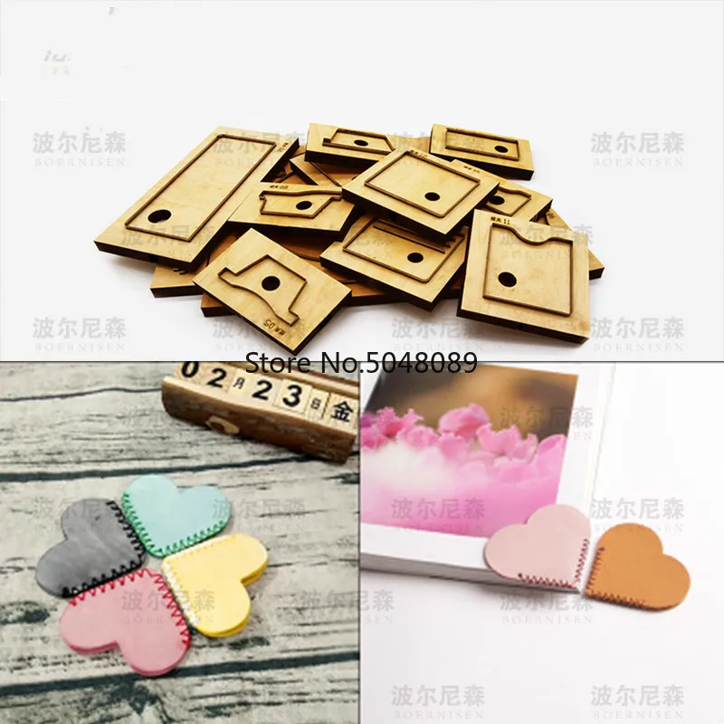 

Leather dies Cutter Japan Steel Blade Rule Die Cut Steel Punch Love Shaped Book Mark Cutting Mold for leather crafts 50mm