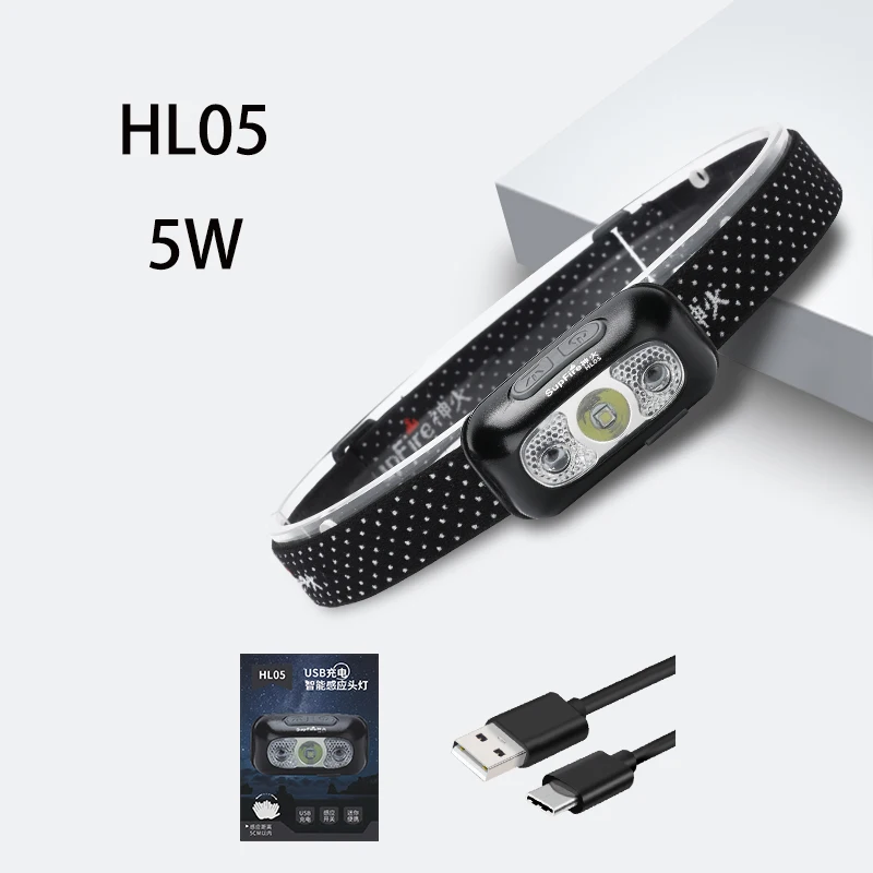 Supfire головной светильник USB светодиодный налобный фонарь велосипеда вспышка