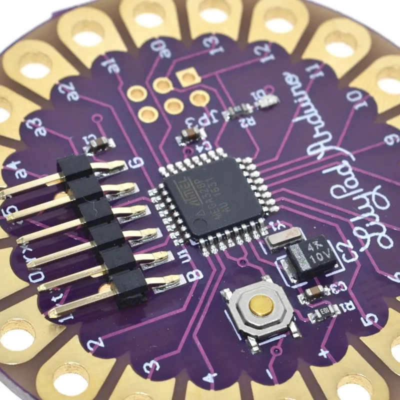 Материнская плата SUQ LilyPad 328 ATmega328P ATmega328 16M для Arduino|arduino atmega328|arduino 328arduino atmega328p |